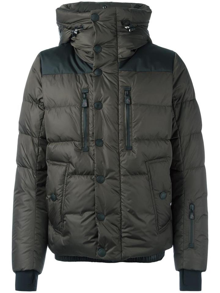Moncler Grenoble Padded Jacket, Men's, Size: V, Green, Polyamide/polyester/goose Down