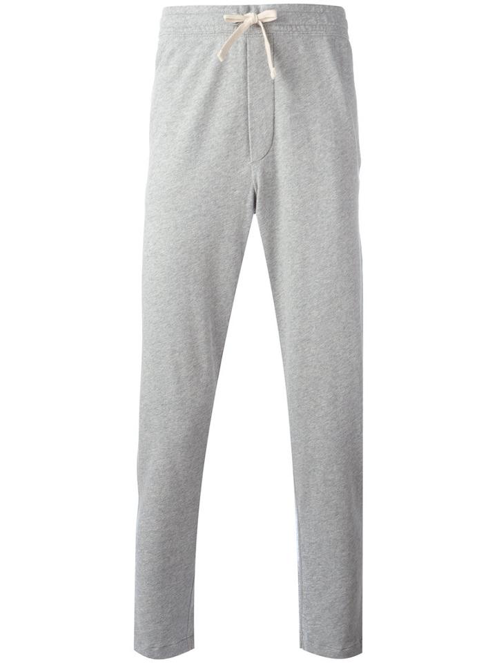 Polo Ralph Lauren Drawstring Track Pants, Men's, Size: Small, Grey, Cotton