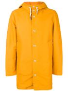 Doppiaa Hooded Fisherman Jacket - Yellow & Orange