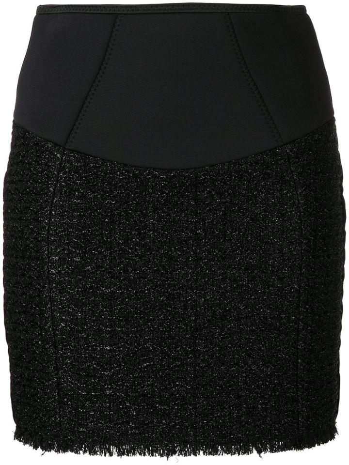 Alexander Wang Zipped Mini Skirt - Black