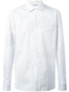 Neil Barrett Printed Shirt, Men's, Size: 39, White, Cotton
