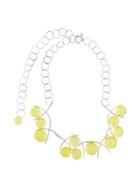 Marni Abstract Bead Necklace - Yellow & Orange