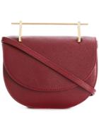 M2malletier Mini Halfmoon Bag - Red