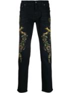 Dolce & Gabbana Cupid Mid-rise Straight-leg Jeans - Black