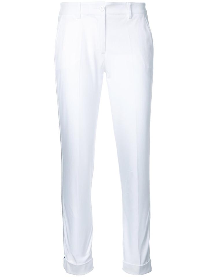 P.a.r.o.s.h. Slim Fit Pants, Women's, Size: Medium, White, Cotton/spandex/elastane