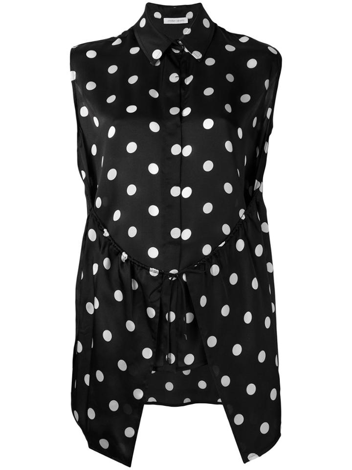 Christian Wijnants Polka Dot Patterned Top - Black