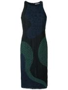 Martha Medeiros Lace Midi Dress - Black
