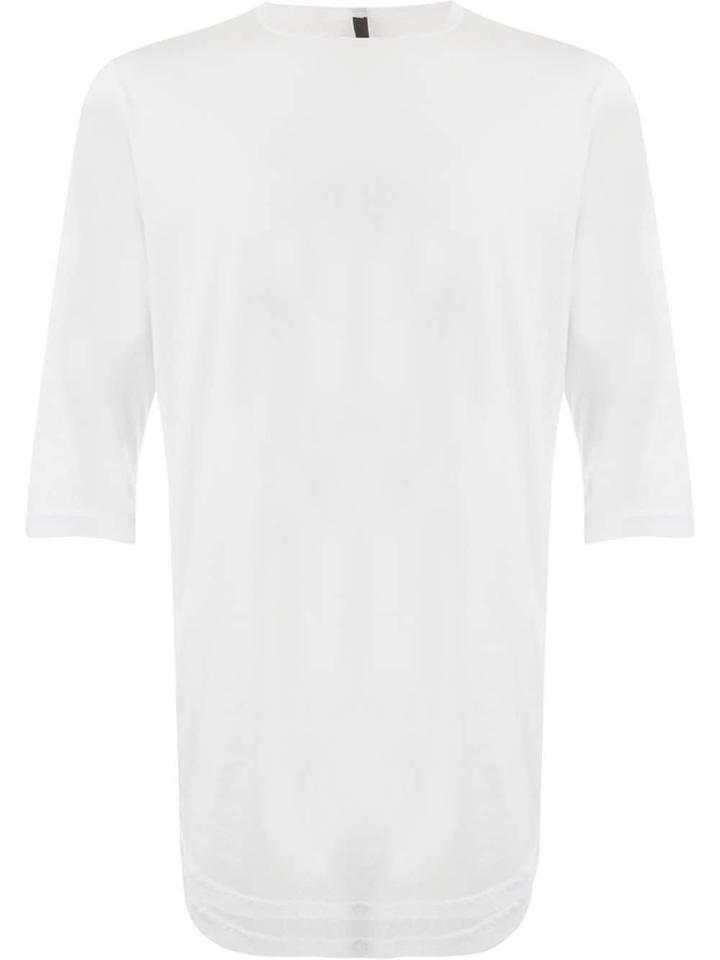 Attachment Three Quarter Sleeve T-shirt - White
