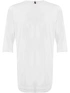 Attachment Three Quarter Sleeve T-shirt - White