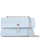Hayward - Margaux Shoulder Bag - Women - Calf Suede - One Size, Women's, Blue, Calf Suede