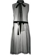 Dorothee Schumacher Tulle Roll Neck Dress - Black