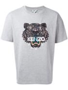 Kenzo Snake Tiger T-shirt, Men's, Size: Xl, Grey, Cotton/polyester