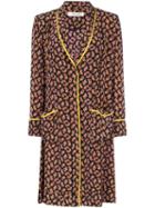 Diane Von Furstenberg Georgette Smoking Jacket - Black