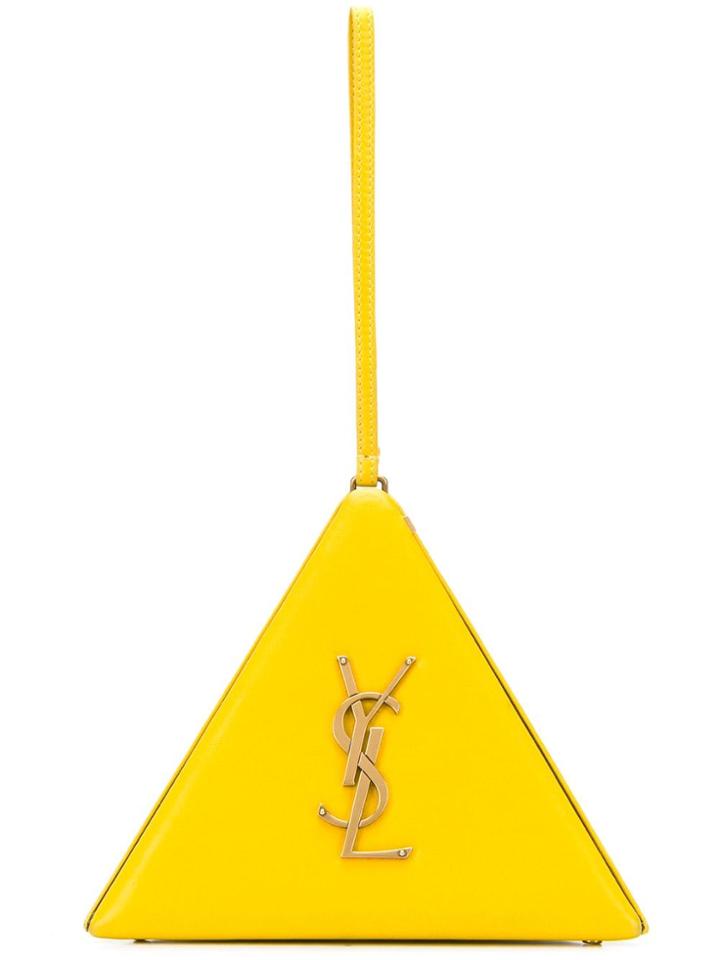Saint Laurent Triangle Shaped Mini Bag - Yellow