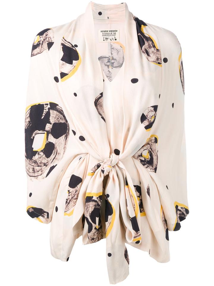 Henrik Vibskov Lemon Blouse, Women's, Size: Xs, Nude/neutrals, Viscose/rayon