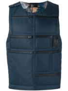 Letasca - Cargo Gilet - Men - Polyester - M, Blue, Polyester