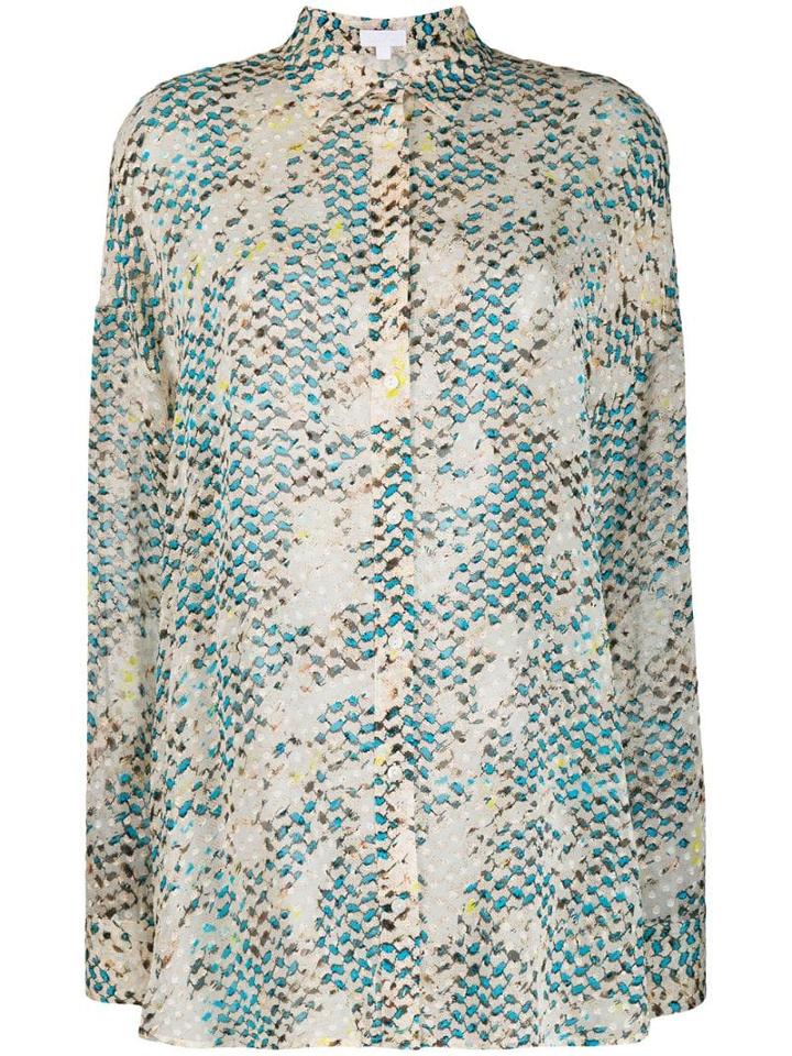 Lala Berlin Kufiya Snake Shirt - Neutrals