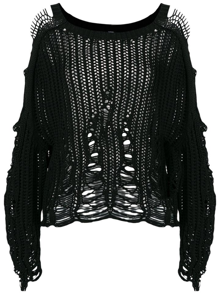 Diesel M-damages Jumper - Black