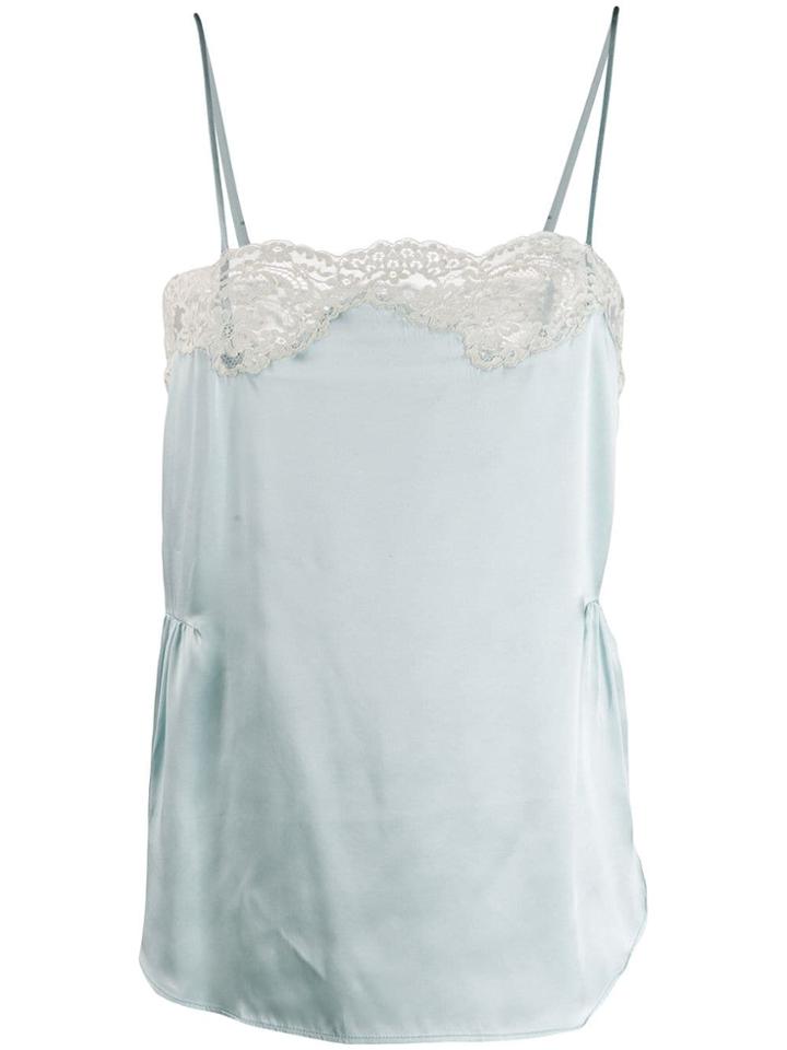 Mes Demoiselles Lace Camisole Top - Blue