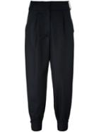 Marni Cropped Trousers, Women's, Size: 42, Black, Cupro/wool