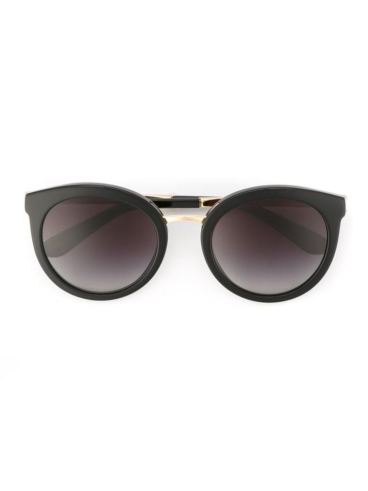 Dolce & Gabbana Eyewear - Dolce & Gabbana 42685018g5222140 Pretoedourado Acetate - Women - Acetate - One Size, Black, Acetate