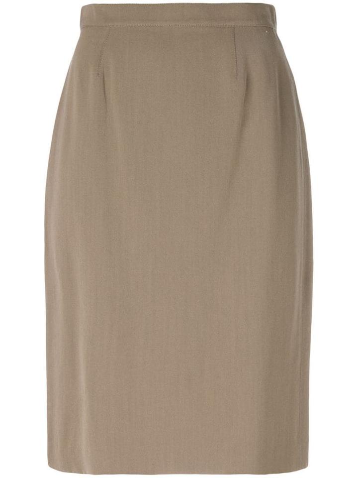 Krizia Pre-owned Straight Fit Shirt - Neutrals