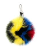 Fendi Pompom Charm - Multicolour