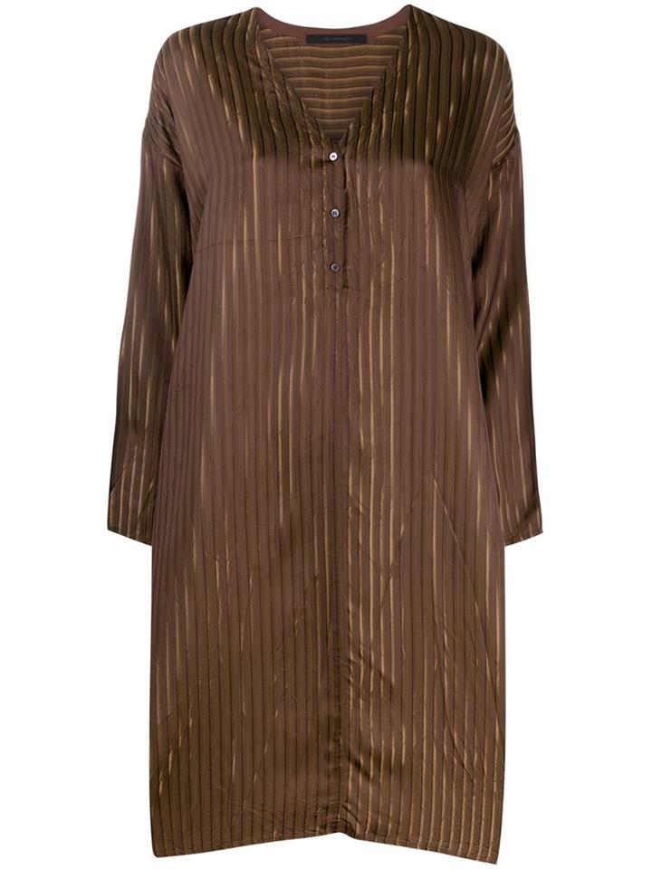 Elsa Esturgie Bruine Dress - Brown