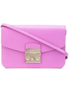 Furla - 'metropolis' Bag - Women - Leather - One Size, Pink/purple, Leather