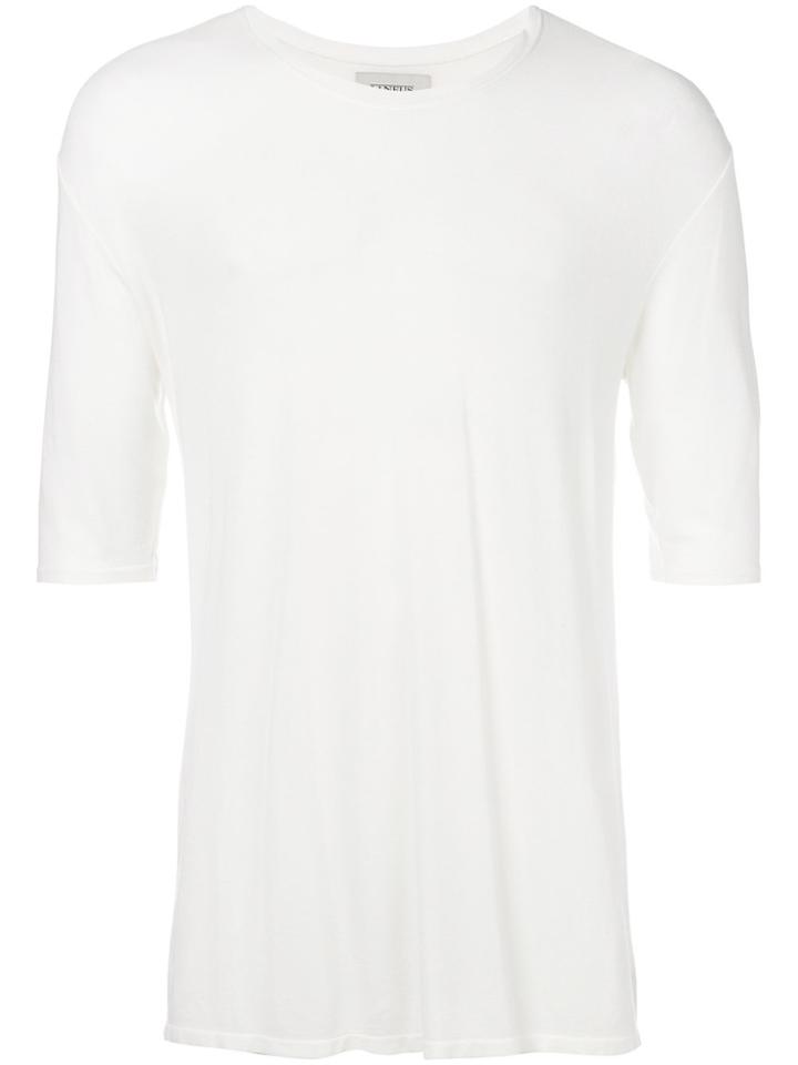 Laneus Longline T-shirt - White