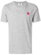 Wood Wood Embroidered Logo T-shirt - Grey