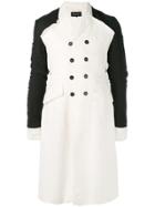 Ann Demeulemeester Double Breasted Coat - White