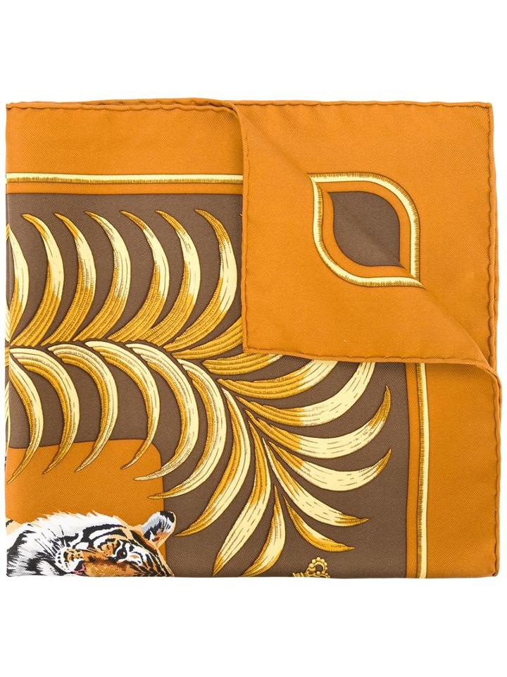 Hermès Vintage 'tigre Royal' Gavroche, Women's, Brown