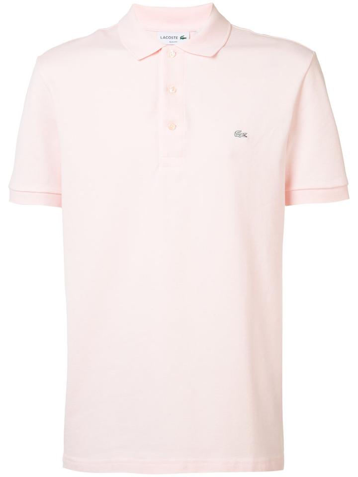 Lacoste Embroidered Logo Polo Shirt, Men's, Size: Xxl, Pink/purple, Cotton/spandex/elastane