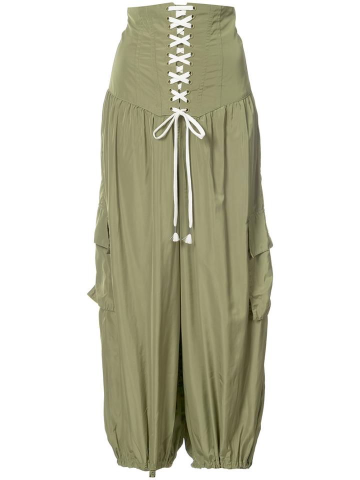 Fenty X Puma - Corset Genie Pants - Women - Polyester - M, Green, Polyester