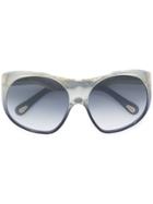 Chloé Eyewear Round Oversized Sunglasses - Grey