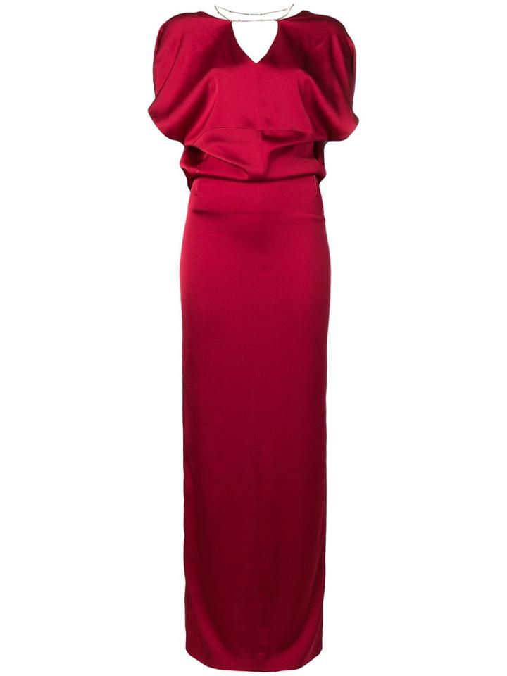 Poiret Long Dress - Red