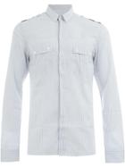 Balmain Balmain W8h1204t365 155 Bleu Cotton - Blue