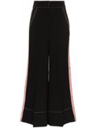 Roksanda Hasani Wide Leg Contrasting Stripe Trousers - Black