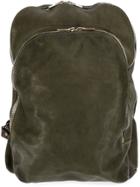 Guidi Zipped Backpack - Green