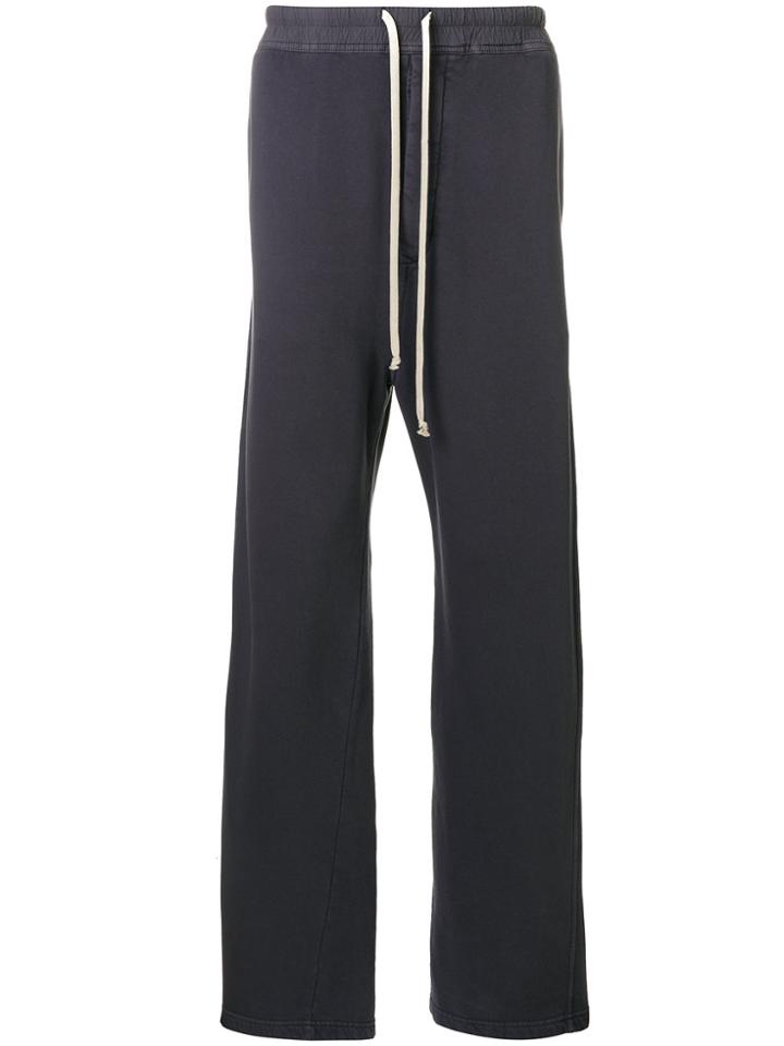 Rick Owens Drkshdw Wide-leg Track Pants - Blue