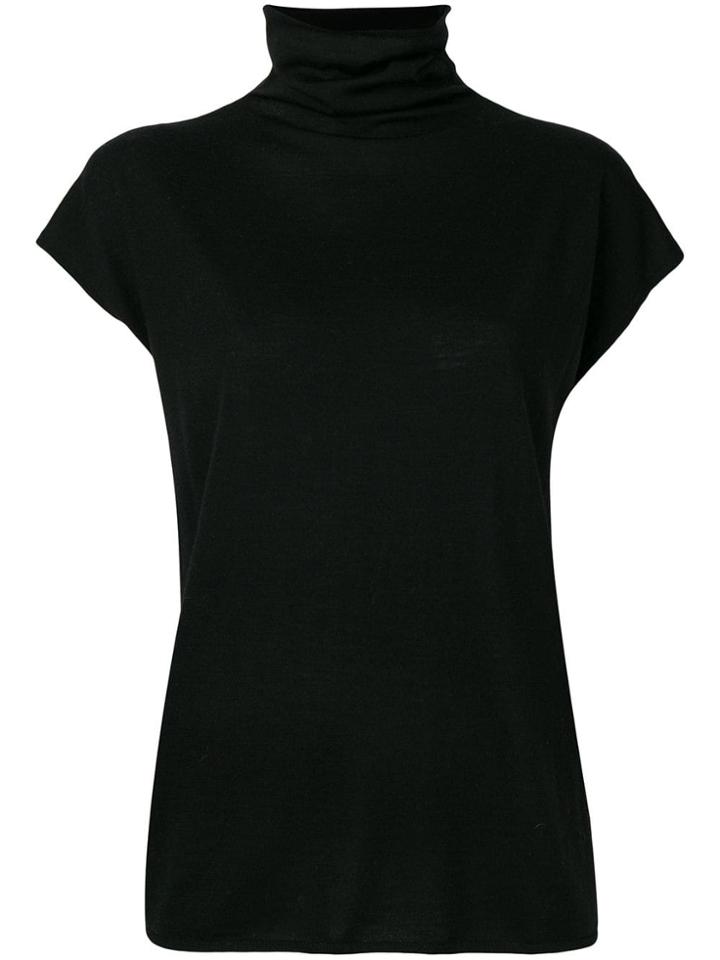 Sminfinity Turtleneck Top - Black