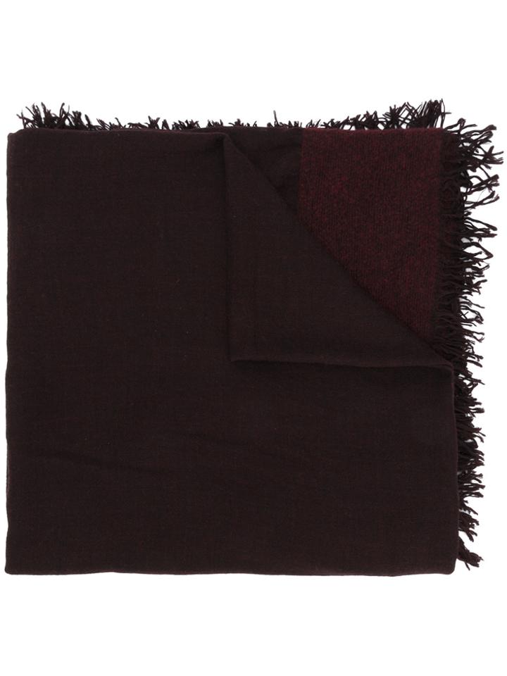 Faliero Sarti Fine Knit Scarf - Red
