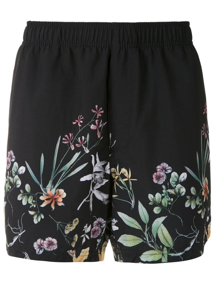 Osklen Botânica Print Shorts - Black