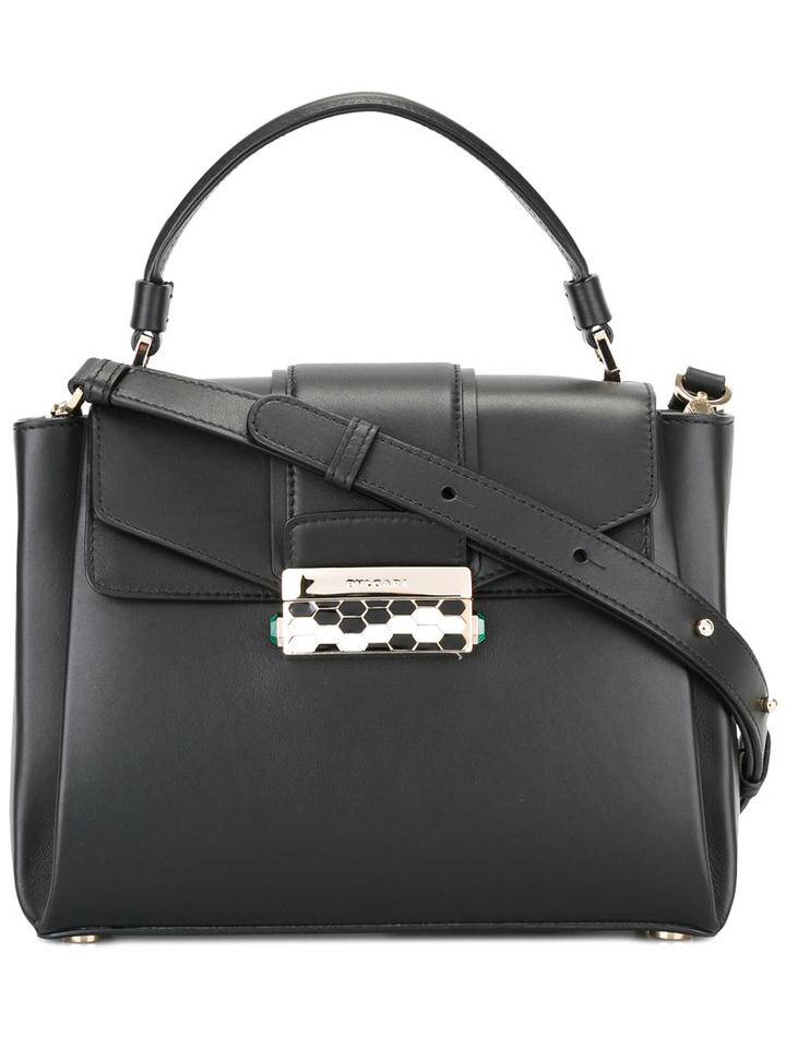 Bulgari - Serpenti Shoulder Bag - Women - Calf Leather - One Size, Black, Calf Leather