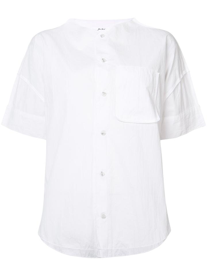 Julien David Circular Shirt - White