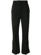 Alberta Ferretti Flared Tailored Trousers - Black