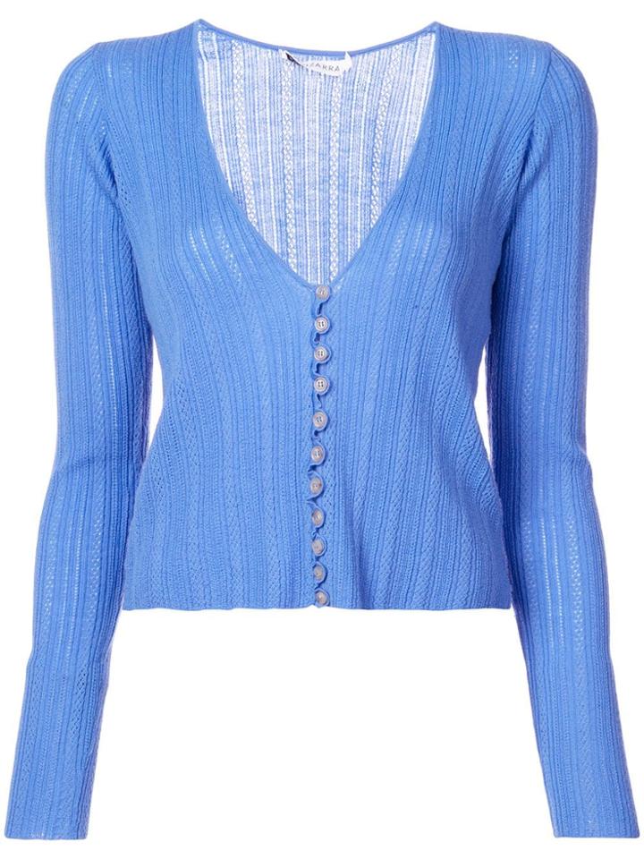 Altuzarra V-neck Cardigan - Blue