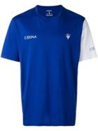 Z Zegna Maserati Contrast Sleeve T-shirt - Blue