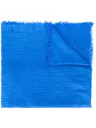 Polo Ralph Lauren Embroidered Logo Scarf - Blue